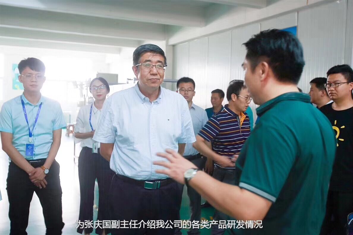 國家應急管理部及湖北省廳領導蒞臨武漢市騰亞科技有限公司參觀指導工作